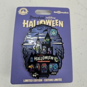 Disneyland RunDisney 2024 Half Marathon Limited Edition To 750 Halloween Pin New